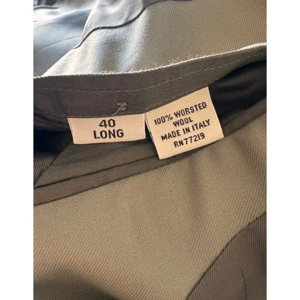 Pronto Uomo Men’s Beige Sport Coat Blazer Made in Italy Angelico Size 40 Long